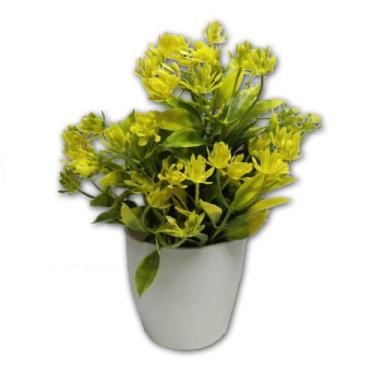 Imagem de Vaso Vasinho Decorativo Suculenta Planta Artificial Cor 20 - De Coraçã