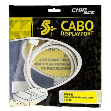 Imagem de Cabo Conversor Displayport para HDMI - 2 Metros - CHIP SCE