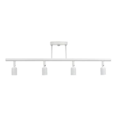 Imagem de Luminária Spot Plafon Trilho Led 4Xe27 Escritório Branco - Om Luz, Biv