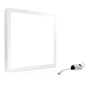 Imagem de Painel Plafon Led Sobrepor 36w 40x40cm Quadrado Branco Frio - Nitrolux