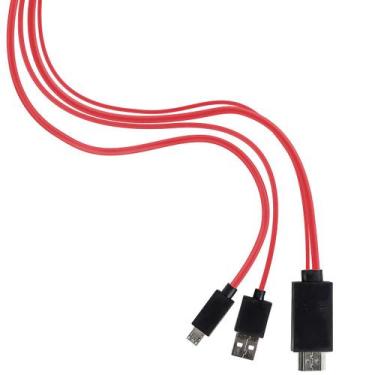Imagem de Cabo HDMI Micro USB Galaxy S3/S4/Note II MHL 2.0 - CIRILO CABOS