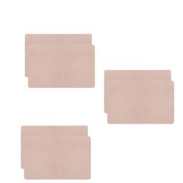 Imagem de Jogo americano antiderrapante todos dias ROSA SUAVE 6 peças - Copa & C