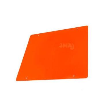 Imagem de Placa de Montagem em ABS p/ Quadros Caixas Passagem Laranja 270x197x4m