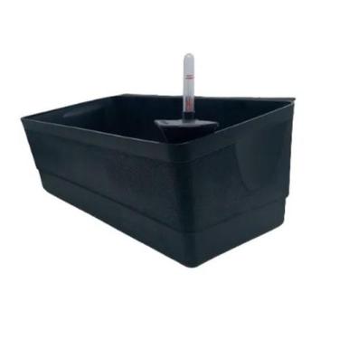 Imagem de Floreira Decorativa Autoirrigável - Acquaplanta, Preto