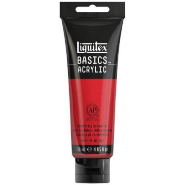 Imagem de Tinta Acrílica Liquitex Basics 118ml 151 Cadmium Red Medium, BASICS