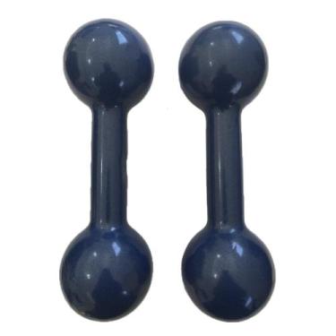 Imagem de Halter revestido 4kg - par  iniciativa fitness