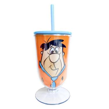 Imagem de Taça com Canudo Fred Flintstone - 600ml - BTC Decor