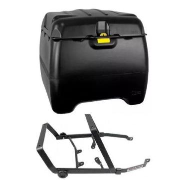 Imagem de Baú De 160 Litros + Suporte Chapam  Icbras, Honda Fan 160 2016 até 202