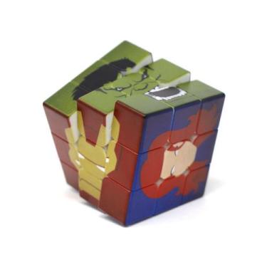Imagem de Cubo Mágico Personalizado 3x3x3 Profissional - Vinci Cube Heróis Marve