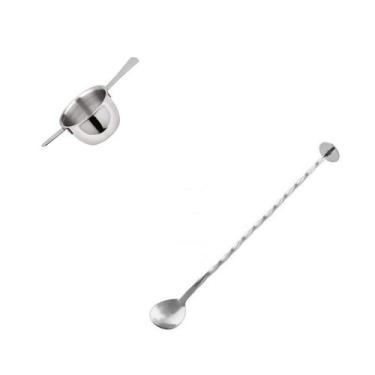 Imagem de Dosador e colher bailarina para drinks -  inox - ETIHOME