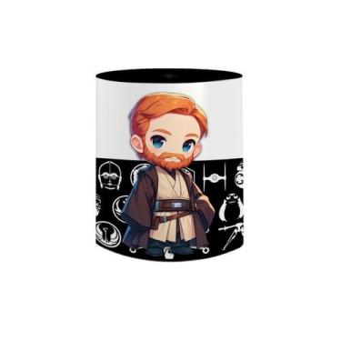 Imagem de Caneca de Porcelana Obi-Wan Kenobi Star Wars Coleção 325mL - VilelaGG