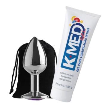 Imagem de Kit Plug Anal G + Gel Lubrificante Kmed 100g - Cimed