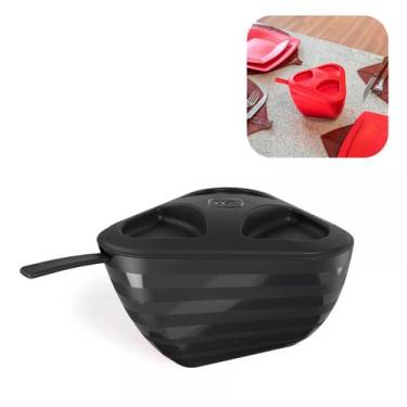 Imagem de Farinheiro Porta Mantimento Multiuso Preto Plástico UZ Açucareiro Sale