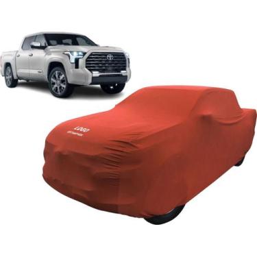 Imagem de Capa Resistente Para Camionete Toyota Tundra Cabine Dupla - Mz, Vermel