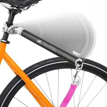 Imagem de Malabi Coleira giratória de bicicleta para cães V2.0-180° - com amortecedores e mecanismo de fixação rápida | Fibra de carbono | destacável, ajustável para o passeio mais suave - patente pendente