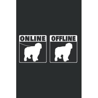 Imagem de Bobtail Notebook: Bobtail Online Old English Sheepdog / 6x9 Inches / 120 ruled Sites