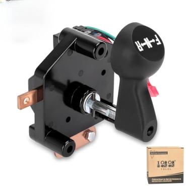 Imagem de 10L0L Golf Cart Conjunto de interruptor dianteiro e reverso com alça de mudança serve para 36V Club Car DS 1984-2005, substitui OEM # 1011997 1014808 1012987