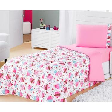 Imagem de Edredom Infantil Solteiro Dupla Face Kids Estampado - Aquarela Enxovai