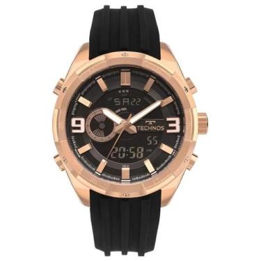 Imagem de Relógio technos masculino digiana preto/ rose yxd0645aac/2p