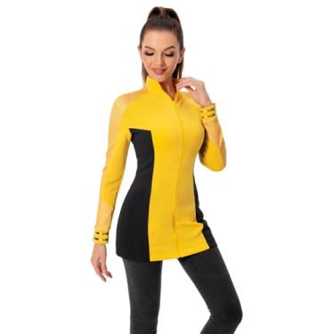 Imagem de Zhinina Strange New Worlds Cosplay Uniform Jacket Costume Halloween Outfit Badge Suit with Pin