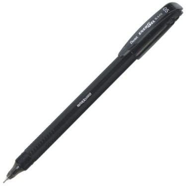Imagem de Caneta Gel PENTEL EnerGel Makkuro 0.5 mm, Preto