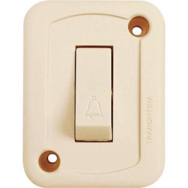 Imagem de Pulsador Campainha De Sobrepor 10a 250v~ Priscus Tramontina