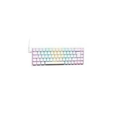 Imagem de Teclado Mecânico Gamer Husky HailStorm, 65%, RGB, Switch Gateron Brown, ABNT2, Branco -  HTG002BRMA