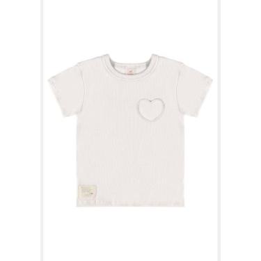 Imagem de Blusa Infantil Nature em Ribana Canelada Up Baby, Off, White, 10