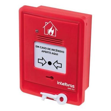 Imagem de Acionador Manual Endereçavel Com Sirene Ame 522 Intelbras