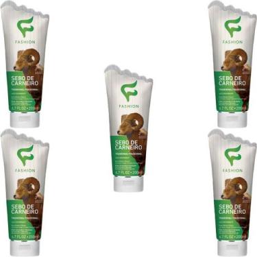 Imagem de Creme Hidratante Tradicional Fashion Sebo de Carneiro Bisnaga 200ml Ki