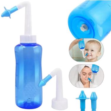 Imagem de Limpador Nasal Infantil E Adulto Pino E Regulagem Jato Azul