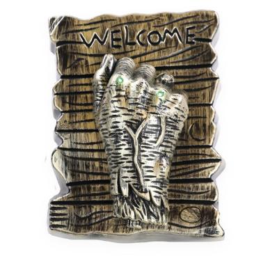 Imagem de Campainha decor batedor mao do farao som luz movim halloween