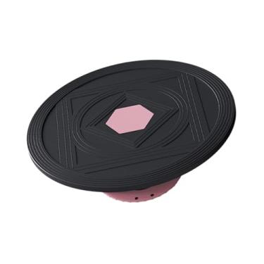 Imagem de UGPLM Placa redonda da prancha de balanço de balanço para crianças adultos, ginásio de casa física de ioga sensorial para exercício de estabilidade de mesa, Style I