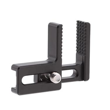 Imagem de Generic Foto4easy Braçadeira de cabo para gaiola de câmera, compatível com cabo HDMI, preto, suporte de parafuso de 1/4'-20, suporte universal para câmera