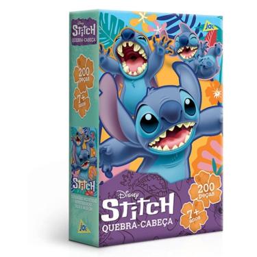 Imagem de Quebra Cabeça 200 Peças - Stitch