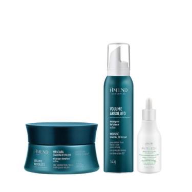 Imagem de Amend Expertise Volume Absoluto Masc 300ml + Mousse 140ml + Sérum 75ml