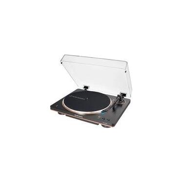 Imagem de Toca Discos Audio-Technica AT-LP70XBT, Acionamento por Correia, Bluetooth, Automatica,  Preto e Bronze - AT-LP70XBT-BZ-C