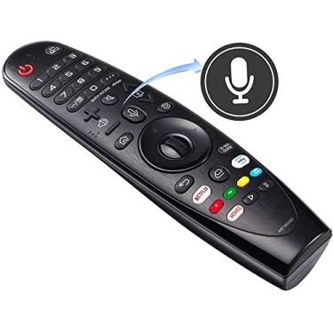 Imagem de New MR20GA Remote Control AKB75855501 Universal Voice Commands Pointing and Wheel Control Magic Remote Control Compatible for OLED NanoCell Series 4K UHD 2020 LG Smart TV's