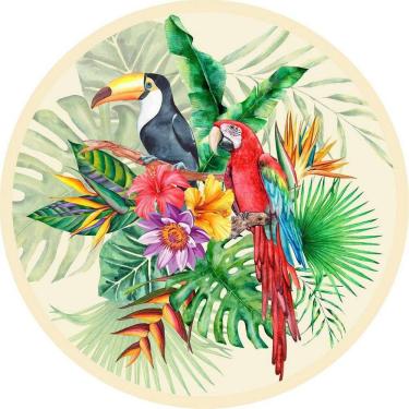 Imagem de Painel Redondo 3D Sublimado Tropical Frd-2670