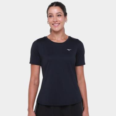Imagem de Camiseta Mizuno Pro UV Feminina, Preto, M
