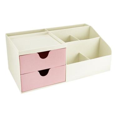 Imagem de Organizador De Mesa Multifuncional Lifestyle Jacki Design Rosa