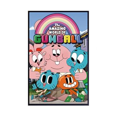 Imagem de Christ-EZ Anime Cartoons The Amazing World of Gumball Wall Art Print Poster Home Decor Premium - Pôster fosco Presente sem moldura 11 x 17 polegadas (28 cm x 43 cm)