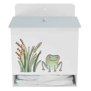 Imagem de Porta Fralda Kit Higiene MDF Quarto Infantil Patinhos - Neném na Nuvem