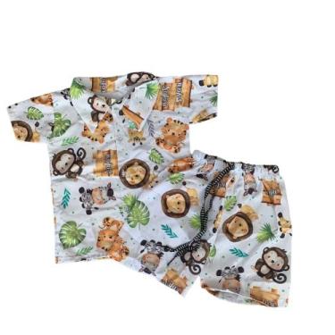 Imagem de Conjunto Infantil Menino MauricinhoTematico Safari - Top Baby Br, 2 An