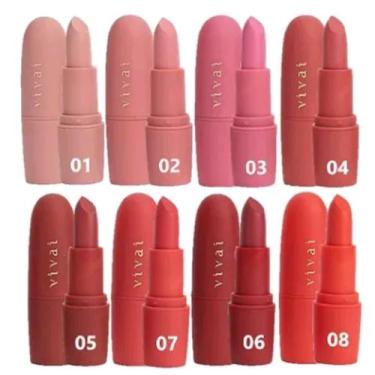 Imagem de Batom Ovo Matte Alta Cobertura Longa Duracao - Vivai, 1