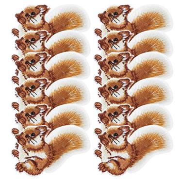 Imagem de Phefop Adesivo de Nitrogênio DIY ARSTS Carrega Cose Making 12 PCS Stains de Ferro para a Aplicação do Pocket Motivo, Adequado para Camisetas T, Mochilas, Capuzes, Sapatos, Bolsos