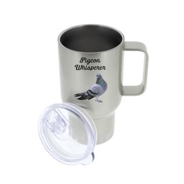 Imagem de Caneca de viagem Pigeon Whisperer – Caneca de chá divertido com isolamento de café de cacau quente – ideia de de Natal