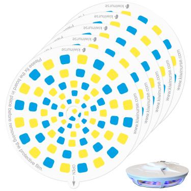 Imagem de Kiwinurse Placas de cola para recargas de armadilha de pulgas para UVLA1005, cola super pegajosa atualizada, pacote com 5
