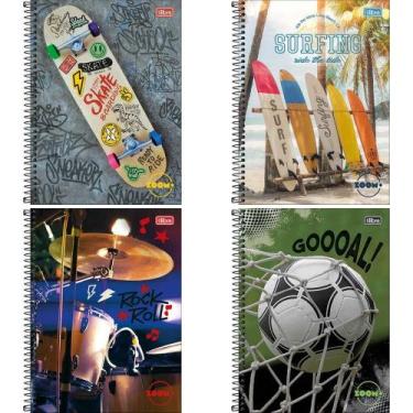 Imagem de Caderno Espiral Tilibra Universitário Capa Dura 20 Matérias Zoom+ Masc