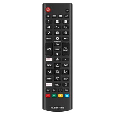 Imagem de AKB75675313 Controle remoto de substituição compatível com LG 4K UHD 2160P Smart TV 65UN6955ZUF 43UN7300PUF 43UN7300PUC 43UN7300AUD 43UN7300PUD 43UN7100PUA 43UN7000PUB 43UN7000PUB 43UNUN73UNUN7300PUB